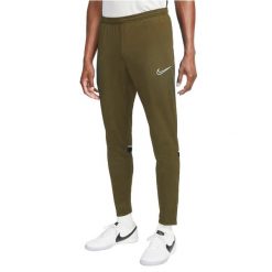 Spodnie sportowe męskie Nike Dri-FIT Academy Pants. Zielone długie spodnie sportowe męskie Nike, bez wzorów, z poliesteru, do piłki nożnej, dri-fit (nike). Za 139.99 zł.