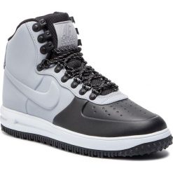 Buty NIKE - Lunar Force 1 Duckboot '18 BQ7930 Black/Wolf Grey/Pure Platinum. Czarne buty sportowe na co dzień męskie Nike, m, bez wzorów, z materiału, eleganckie, bez ramiączek, bez kaptura. W wyprzedaży za 649.00 zł.