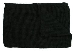 Męski Komin Czarny, Wąski, Ciepły, Zimowy -Pako Jeans. Czarne szaliki męskie Pako Jeans, na zimę, bez wzorów, dziergany. Za 59.00 zł.