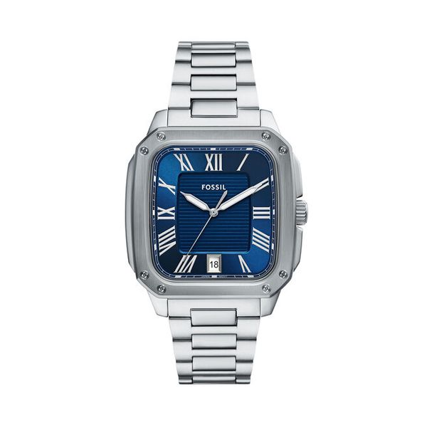 Zegarek Fossil. Szare zegarki męskie Fossil, srebrne. Za 619.99 zł.