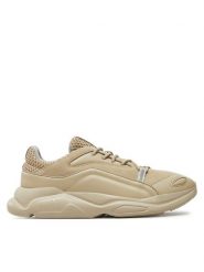 Hugo Sneakersy Leon Runn 50523838 Beżowy. Brązowe buty sportowe na co dzień męskie Hugo, m, bez wzorów, z materiału, bez ramiączek, bez kaptura. Za 679.99 zł.