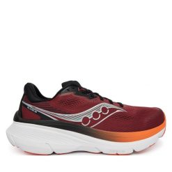 Buty do biegania Saucony. Czerwone buty do biegania męskie Saucony, bez wzorów, bez zapięcia, do biegania. Za 699.99 zł.