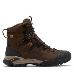 Trekkingi Columbia. Brązowe buty trekkingowe męskie Columbia, bez wzorów, sportowe, bez obcasa, bez zapięcia. Za 519.99 zł.