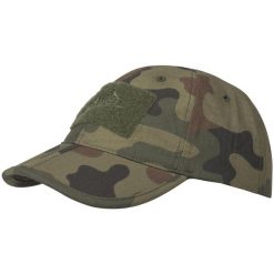 Czapka z daszkiem Helikon-Tex Baseball Folding - woodland. Czarne czapki męskie Helikon-Tex, bez wzorów, sportowe. Za 72.99 zł.