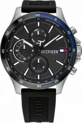 Zegarek Tommy Hilfiger Zegarek Męski Tommy Hilfiger 1791724 Czarny pasek. Czarne zegarki męskie Tommy Hilfiger. Za 1,240.98 zł.