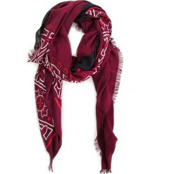 Chusta CALVIN KLEIN - Bandama Scarf K60K604909 242. Czerwone szaliki męskie Calvin Klein, z materiału. Za 229.00 zł.