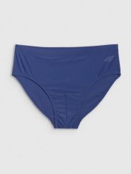 4F Kąpielówki męskie - granatowe XL. Niebieskie kąpielówki męskie 4f, m, bez wzorów, z elastanu. W wyprzedaży za 29.99 zł.