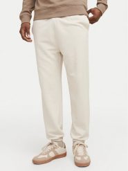 Jack & Jones Spodnie dresowe Morgan 12257964 Beżowy Regular Fit. Brązowe spodnie dresowe męskie Jack & Jones, bez wzorów, z dresówki. Za 119.99 zł.