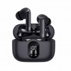 Słuchawki bezprzewodowe douszne TWS Manta Rytmo PRO ANC ENC. Czarne słuchawki bluetooth MANTA. W wyprzedaży za 109.90 zł.