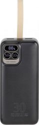 Powerbank RivaCase RIVACASE POWERBANK 30.000 MAH USB-C 20W LCD, 1X WE/WY USB-C PD 20W, 2X USB-A QC 3.0 18W, CZARNY. Czarne powerbanki RivaCase. Za 179.89 zł.