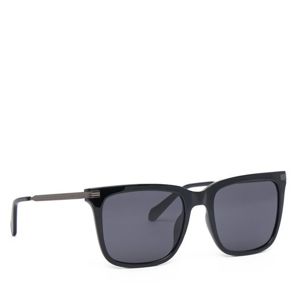 Okulary przeciwsłoneczne Fossil. Czarne okulary przeciwsłoneczne męskie Fossil, bez wzorów. Za 269.99 zł.