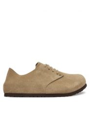 Birkenstock Półbuty Maine 1031698 Beżowy. Brązowe codzienne półbuty męskie Birkenstock, bez wzorów, ze skóry, bez obcasa, bez zapięcia. Za 719.99 zł.