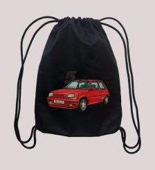 Renault 5 — plecak. Białe plecaki męskie nikiniki, bez wzorów, z bawełny. W wyprzedaży za 58.65 zł.