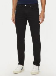 Lee Jeansy Luke 112119043 Czarny Slim Fit. Czarne jeansy męskie Lee, bez wzorów, z bawełny. Za 319.99 zł.