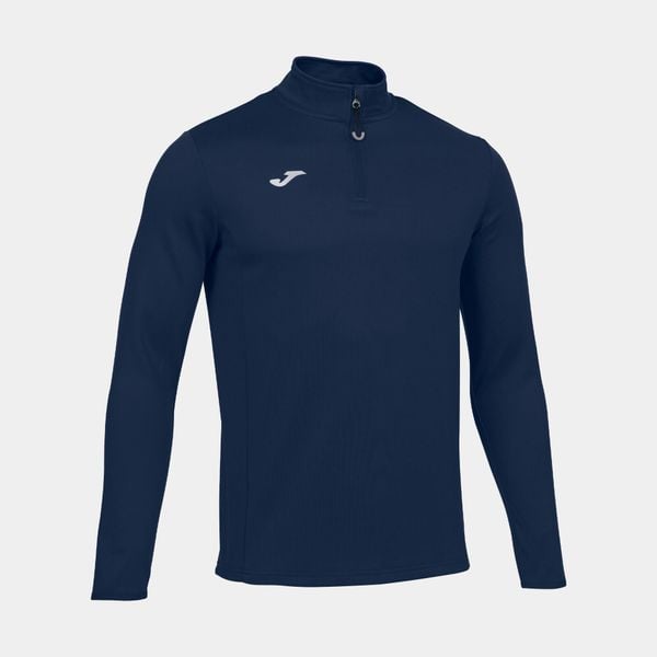 Bluza do biegania męska Joma Running night. Niebieskie bluzy nierozpinane męskie Joma, m, bez wzorów, sportowe, bez ramiączek, bez kaptura. Za 113.00 zł.