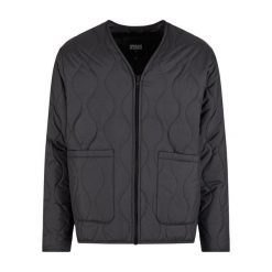 Puchowa kurtka Urban Classics. Czarne kurtki męskie Urban Classics, m, bez wzorów, z puchu, bez ramiączek, bez kaptura. Za 206.00 zł.