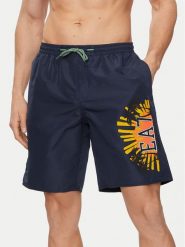 EA7 Emporio Armani Szorty kąpielowe 902047 4R751 06935 Granatowy Regular Fit. Niebieskie kąpielówki męskie EA7 Emporio Armani, m, bez wzorów, z syntetyku. Za 219.99 zł.