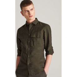 Koszula z bawełny egipskiej - Khaki. Koszule męskie marki Reserved. Za 119.99 zł.