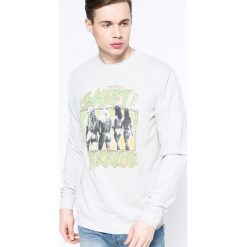 Quiksilver - Bluza. Szare bluzy nierozpinane męskie Quiksilver, z nadrukiem, z bawełny, sportowe. W wyprzedaży za 79.90 zł.