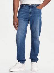 Tommy Jeans Jeansy DM0DM20191 Niebieski Regular Fit. Niebieskie jeansy męskie Tommy Jeans, bez wzorów, z bawełny. Za 429.99 zł.