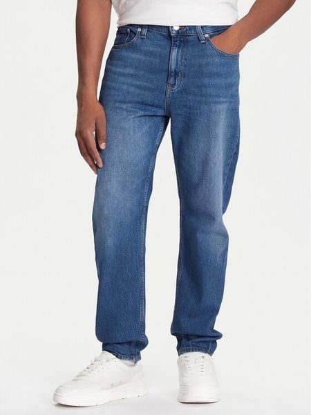 Tommy Jeans Jeansy DM0DM20191 Niebieski Regular Fit. Niebieskie jeansy męskie Tommy Jeans, bez wzorów, z bawełny. Za 259.99 zł.