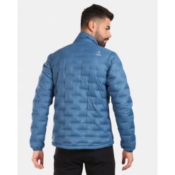 Kurtka puchowa Kilpi Papilon. Niebieskie kurtki męskie Kilpi, m, bez wzorów, z nylonu, sportowe, bez ramiączek, bez kaptura. Za 731.89 zł.