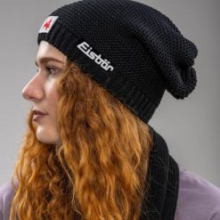 Czapka Eisbar Corson OS MÜ SA. Czarne czapki męskie Eisbar, bez wzorów, z wełny, sportowe. Za 182.23 zł.