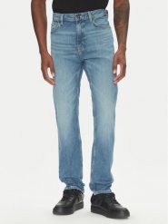 HUGO Jeansy Ash 50541582 Niebieski Regular Fit. Niebieskie jeansy męskie Hugo, bez wzorów, z bawełny. Za 339.99 zł.