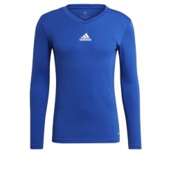Koszulka piłkarska męska adidas Team Base Tee. Niebieskie bielizna termoaktywna męska ADIDAS, m, bez wzorów, bez ramiączek, do piłki nożnej. Za 62.99 zł.