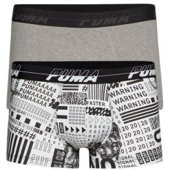 Bokserki Puma Activizm dla Mężczyzn - Zestaw 2 w Kolorze Czarnym - Rozmiar L. Niebieskie bokserki męskie Puma, l, bez wzorów, z bawełny. Za 174.99 zł.