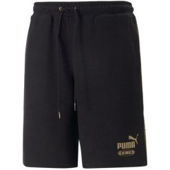 Męskie Szorty Sportowe Puma King Czarne - Komfort i Styl. Czarne szorty sportowe męskie Puma, bez wzorów, z materiału, sportowe. Za 292.99 zł.