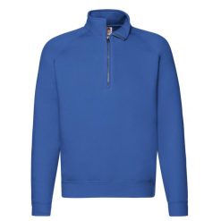 Bluza Unisex Premium Quarter Zip Raglan Dla Dorosłych. Niebieskie bluzy nierozpinane męskie Fruit of the Loom, m, bez wzorów, bez ramiączek, bez kaptura. Za 143.99 zł.