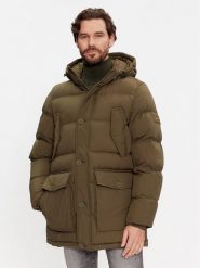 Tommy Hilfiger Kurtka zimowa Essential Rockie MW0MW33961 Khaki Regular Fit. Brązowe kurtki męskie Tommy Hilfiger, na zimę, m, bez wzorów, z syntetyku, bez ramiączek, bez kaptura. Za 1,259.00 zł.