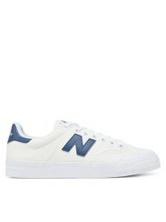 New Balance Trampki BB100CNV Biały. Białe trampki męskie New Balance, bez wzorów, z materiału, bez zapięcia. Za 269.99 zł.