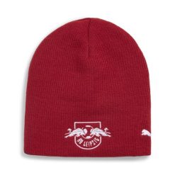 Czapka dwustronna RB Leipzig PUMA Dark Crimson Elektro Blue Red. Czerwone czapki męskie Puma, bez wzorów, sportowe. Za 109.00 zł.