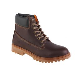 Trapery męskie, Lumberjack River. Brązowe buty zimowe męskie Lumberjack, bez wzorów, casualowe, bez obcasa, bez zapięcia. Za 349.98 zł.