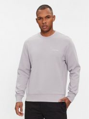 Calvin Klein Bluza Micro Logo K10K109926 Szary Regular Fit. Szare bluzy nierozpinane męskie Calvin Klein, m, bez wzorów, z syntetyku, bez ramiączek, bez kaptura. Za 289.99 zł.