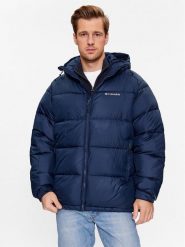Columbia Kurtka zimowa Pike Lake™ II Hooded Jacket Granatowy Regular Fit. Niebieskie kurtki męskie Columbia, na zimę, m, bez wzorów, z syntetyku, bez ramiączek, bez kaptura. Za 489.99 zł.
