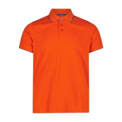 Polo CMP. Brązowe koszulki polo męskie CMP, m, bez wzorów, bez kołnierzyka, bez ramiączek. Za 192.00 zł.