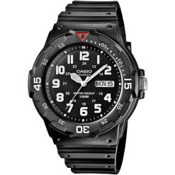 Zegarek Męski Casio MRW-200H-1BVEG. Czarne zegarki męskie Casio. Za 189.70 zł.