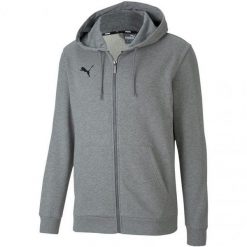 Męska Bluza Z Kapturem Team Goal 23 Z Pełnym Zamkiem Błyskawicznym. Szare bluzy z kapturem męskie Puma, m, bez wzorów, z kapturem. Za 147.99 zł.