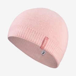 Czapka narciarska Wedze Simple. Fioletowe czapki męskie WED'ZE, na zimę, bez wzorów, z dzianiny, klasyczne. Za 29.99 zł.