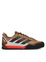 Adidas Trekkingi Terrex Skychaser Solo Approach JS4329 Brązowy. Brązowe buty trekkingowe męskie ADIDAS, bez wzorów, z materiału, bez zapięcia, trekkingowe. Za 529.99 zł.