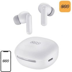 Bezprzewodowe słuchawki dokanałowe TWS QCY MeloBuds HT16 Bluetooth 5.4 HFP, A2DP, AVRCP IPX4 (białe). Białe słuchawki bluetooth QCY. Za 109.01 zł.