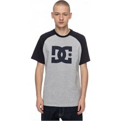 DC Koszulka Męska Star Raglan Ss M Tees Knfh Grey Heather M. Brązowe t-shirty sportowe męskie DC, z nadrukiem, z bawełny, retro, z długim rękawem. W wyprzedaży za 99.00 zł.