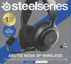 Steelseries Arctis Nova 3P Zestaw słuchawkowy Bezprzewodowy Opaska na głowę Muzyka/dzień powszedni Bluetooth Czarny. Czarne słuchawki bluetooth STEELSERIES. Za 519.64 zł.