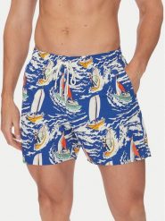 Tommy Hilfiger Szorty kąpielowe UM0UM03491 Niebieski Regular Fit. Niebieskie kąpielówki męskie Tommy Hilfiger, bez wzorów, z syntetyku. Za 179.99 zł.