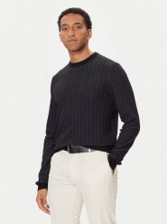 BOSS Sweter H-Habito 50549985 Czarny Regular Fit. Czarne kardigany męskie Boss, m, bez wzorów, z bawełny, bez ramiączek. Za 799.99 zł.