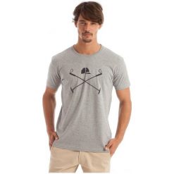 Polo Club C.H.A T-Shirt Męski L Szary. Szare koszulki polo męskie Polo Club C.H..A, l, bez wzorów, z bawełny, bez kołnierzyka, bez ramiączek. Za 119.00 zł.