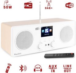 Radio internetowe Bari DAB WiFi BT białe one size. Białe radia Audizio. Za 549.00 zł.